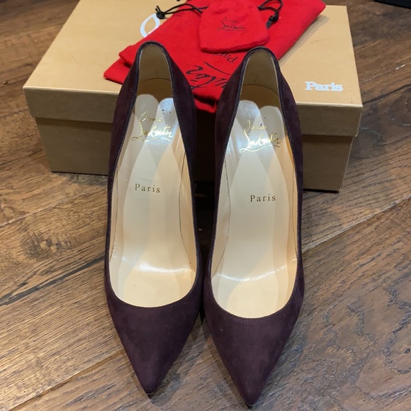 Christian Louboutin Pigalle Follies Suede 37.5 - Picture 5 of 10